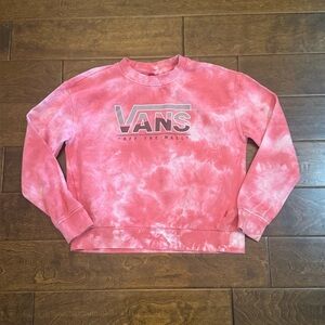 Vans Pink Tie-Dye Crewneck
